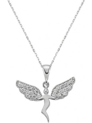 Caseras Gümüş Meleğim Kadın Kolye CSR2180117