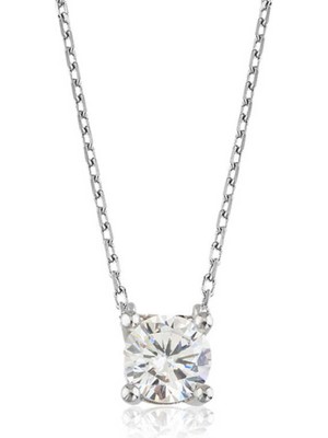 Caseras Gümüş Tek Taş Kadın Kolye CSR2181769