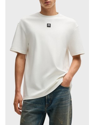 Hugo Logolu Bisiklet Yaka  Pamuk Regular Fit T Shirt Erkek T Shirt 50505201 102