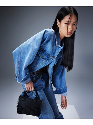 Twist Eskitme Efektli Jean Ceket TS1250005070629
