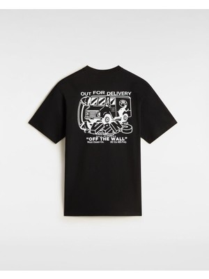 Vans Next Stop Kısa Kollu Siyah Tişört