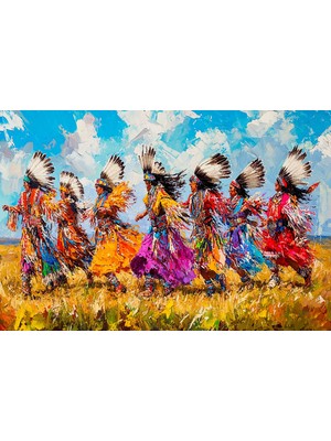 Adenrenkli Dekoratif Kanvas Tablo