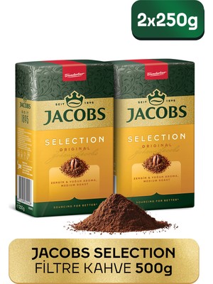 Jacobs Selection Filtre Kahve 2 x 250 gr Zengin ve Yoğun Aroma ile