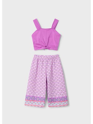 Mayoral 4-10 Yaş Pembe Pantolonlu Takım - Pembe