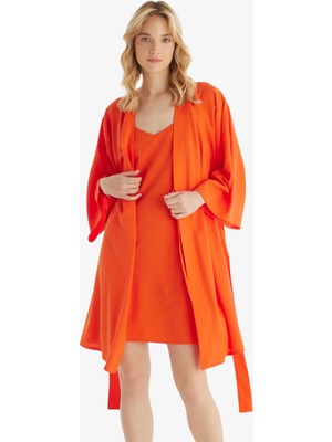 Blackspade Kadın Sabahlık 60530 - Turuncu