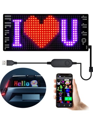 PM-23820 7X17CM Usbli̇ Kayan Yazi LED Tabela