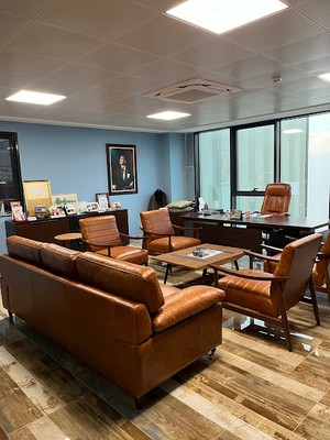 Limon Koltuk Italyan Deri Ofis Koltuk Takımı