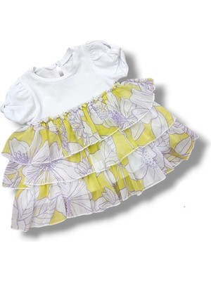 Kız Bebek Çiçekli  Elbise 50554