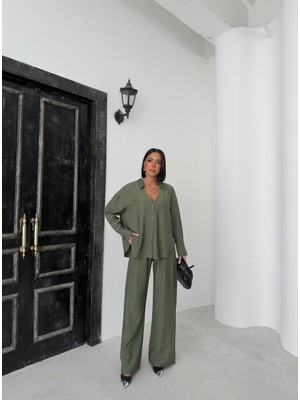 Kadın Alt & Üst İkili Takım Rahat Kesim, Minimal ve Zarif