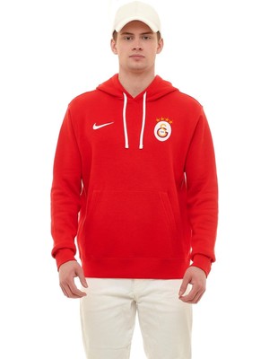 Galatasaray Orijinal Lisanslı Nike Kapüşonlu Kırmızı Sweat