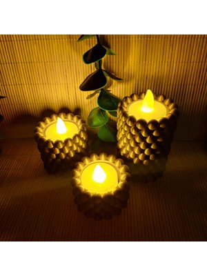 Abisse Baloncuk Desenli Mumluk Seti