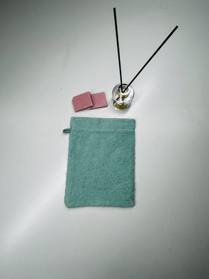 Ender Home 16 x 21 cm Su Yeşili Havlu Banyo Kesesi