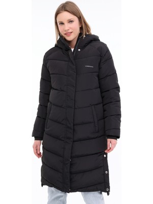 Lumberjack Wl Ulrıka 3UKR102 4pr Siyah Kadın Uzun Kaban