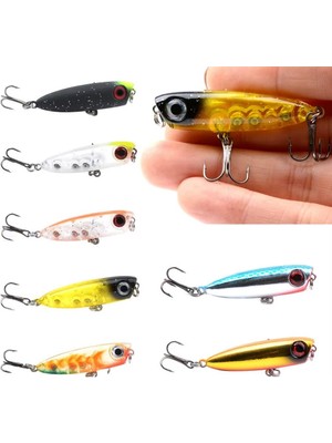 Valkyrie Zıpır Rapala Olta Yem Seti 4.8cm 3.8gr 7 Farklı Renk Karbon Çelik İğne ile Etkili Av