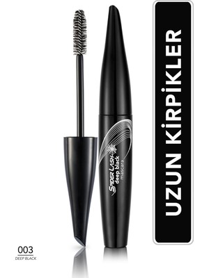 Spider Lash Yoğun Renk ve Hacim Veren Maskara (001 Deep Black) 8690604110643
