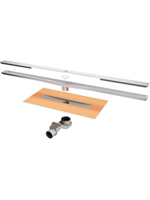 Hüppe Galata A Duş Kanalı Yandançık.mat Siyah 60 cm Yandan Çıkışlı 47H00210000MS014