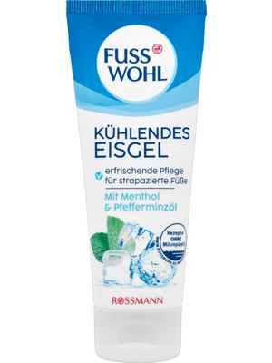 Fusswohl Fuss Wohl 75 ml Serinletici Jel Mentol ve Nane Yağı ile Yorgun Ayaklar için Ferahlatıcı