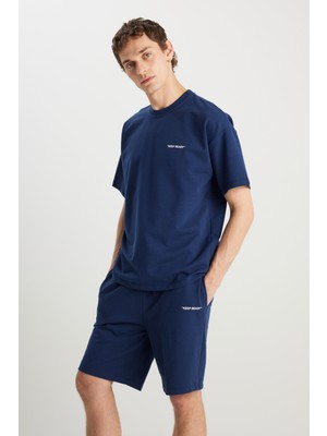 Altınyıldız Classics Pamuklu Comfort Fit Rahat Kesim Baskılı Beli Bağlamalı Yan Cep Eşofman Takımı