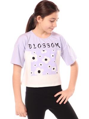 Toontoy Kız Çocuk Baskılı Tişört