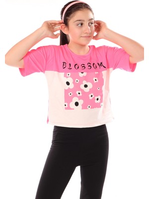 Toontoy Kız Çocuk Baskılı Tişört