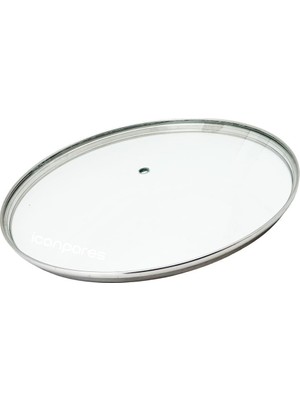 Parmis Tencere Sahan Tava Cam Kapağı Kapak 32 cm Tutma Tepesiz