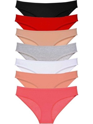 Mbb E-Ticaret 7 Adet Süper Eko Set Likralı Kadın Slip Külot Set 2