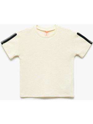 Koton Pamuklu Uzun Kollu Bisiklet Yaka Tişört