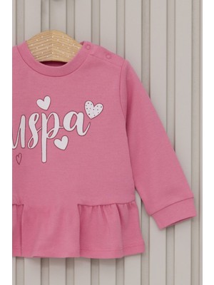 U.S. Polo Assn. Kız Bebek  2'li Bebek Takım