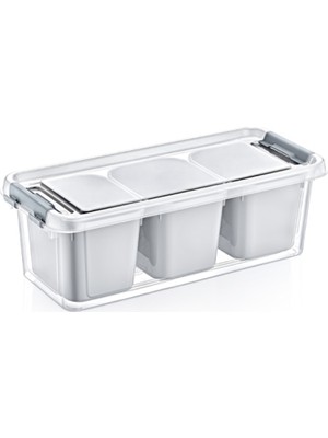 Hobby Life Grand 3 Bölmeli Derin Organize Kutu 1,8 L
