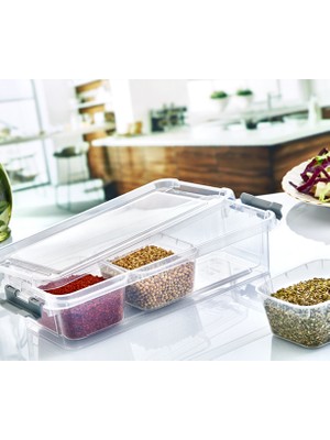 Hobby Life Grand 3 Bölmeli Sığ Organize Kutu 1,2 L