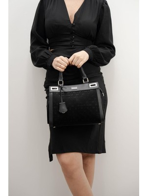 Silver & Polo Siyah - Siyah SP1174 Kadın El Çantası