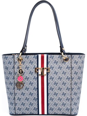 Silver & Polo Gri - Laci SP1176 Kadın Omuz Çantası