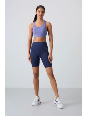 Tommy Life T15BY-91013 Bayan Bisikletçi Tayt Indigo