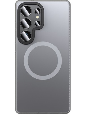 Galaxy S25 Ultra Kılıf Magsafe Şarj Özellikli Benks Lucid Armor Kapak Titanyum