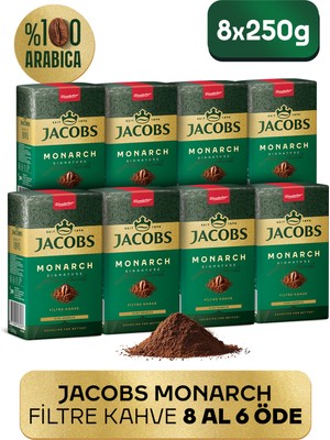 Jacobs Monarch Filtre Kahve 250 Gr  2'li Set (250 gr x 8 )