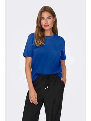 Only Onlonly  Pamuk Regular Fit Bisiklet Yaka T Shirt Bayan T Shirt 15270390