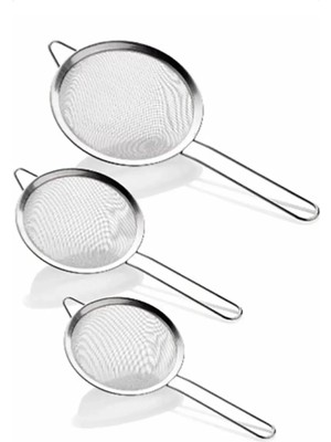 Büyük 3'lü Metal Süzgeç ROYALEKS-CLKN-1359