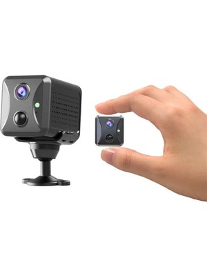 Newdaki Mini Wifi Hd Kamera 2mp Hareket Sensörlü Güvenlik Ip Kamera Şarjlı Adaptör Gerektirmez