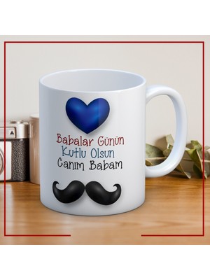 Nostaljik Lezzetler Canım Babam Baskılı Babalar Günü Kupa Bardak Kahve Kupa Bardak-28