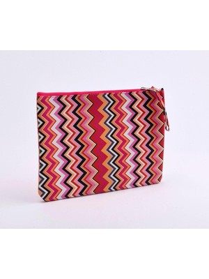 Bilger Desenli Portföy Makyaj Çantası