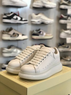 Favorispor Şeffaf Taban Deri Klasik Unisex Ayakkabı Alexander Mcqueen Ithal