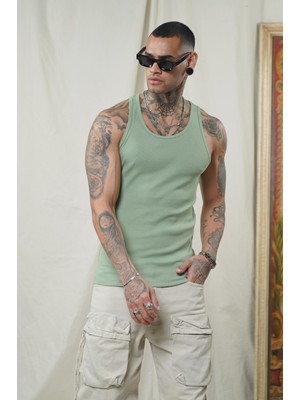 Slim Fit Kaşkorseli Esnek Düz  Erkek Sporcu Atlet