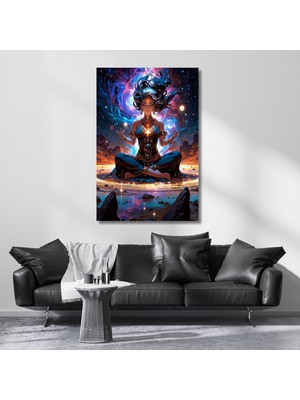 Artarilion Kanvas Tablo Astral Evren Temalı Dijital Baskı Kanvas Modeli Ev Dekoru
