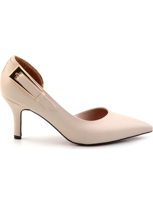 Bambi Ten  Kadın Klasik Topuklu Ayakkabı K01231430209