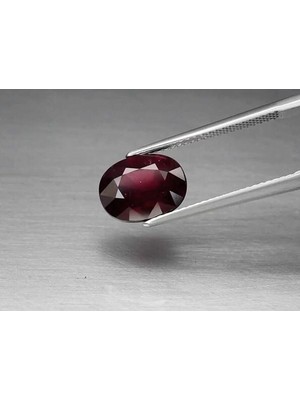 Aries 4.92 Ct 10.7x8.4 mm Oval Natural Reddish Purple Rhodolite Garnet, Africa