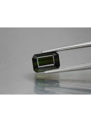 Aries 1.87 Ct 8x5.4 mm Vvs Octagon Natural Unheated Deep Green Tourmaline, Nigeria