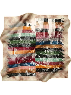 Aker Nostalji Sura  Ipek Eşarp 8582-361
