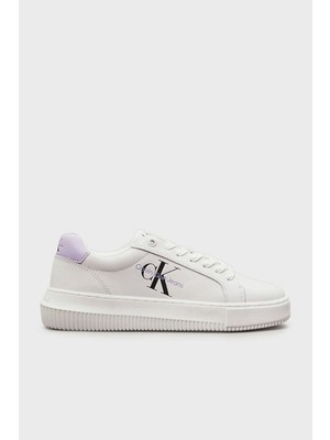 Calvin Klein Logolu Beyaz Kadın Sneaker