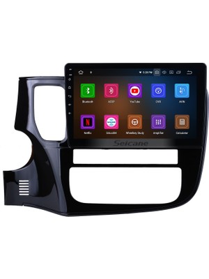 SmartGO Mitsubishi Outlander 10.1 Inç 2014-2017 Android Auto Carplay Navigasyon Multimedya Sistemi  Wİ-Fİ (Yazılımsal)