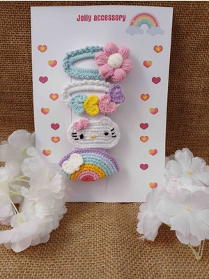 Jolly Accessory Toka Anne ve Çocuk Örgü Çıt Toka Seti